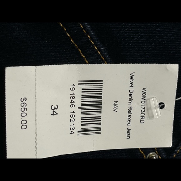 Amiri relaxed velvet jeans new never worn MSRP $650 - Picture 4 of 16